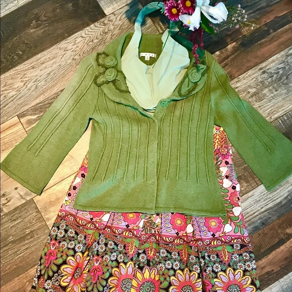 CAbi Ashbury Bright Floral Skirt💃 - Picture 7 of 8